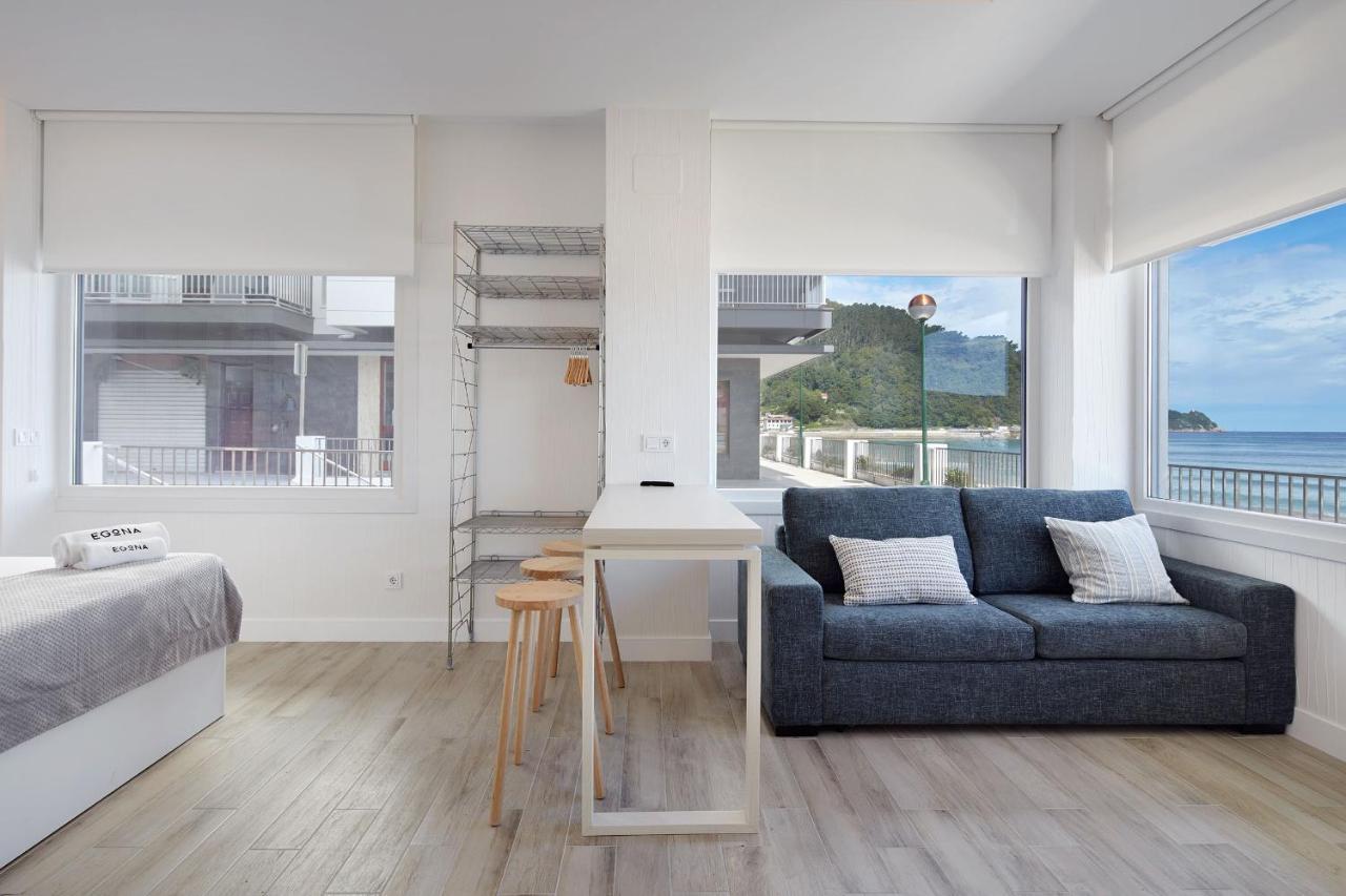 Apartamentos Egona Zarautz Sobre El Mar Exterior foto